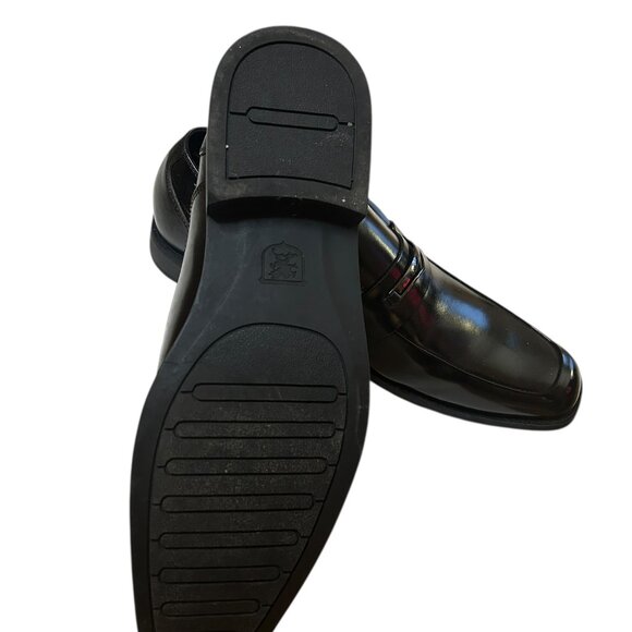 Old Money Classic Dark Academia Preppy Collegiate Leather Slip-On Loafers 13M - Picture 9 of 11